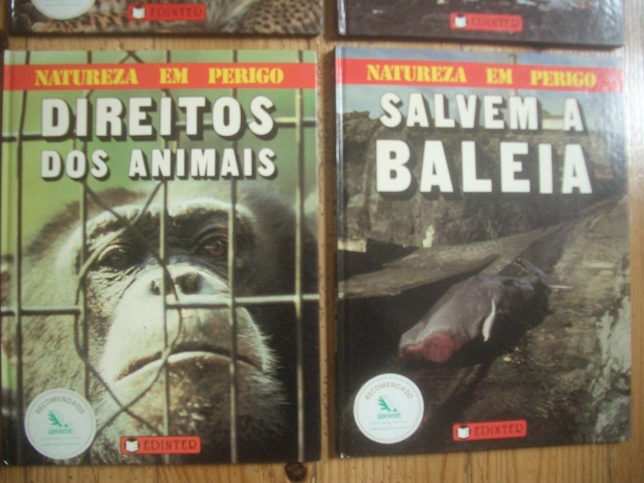 Conj. 4 livros Ecologia recomendados pela Quercus (NOVOS)