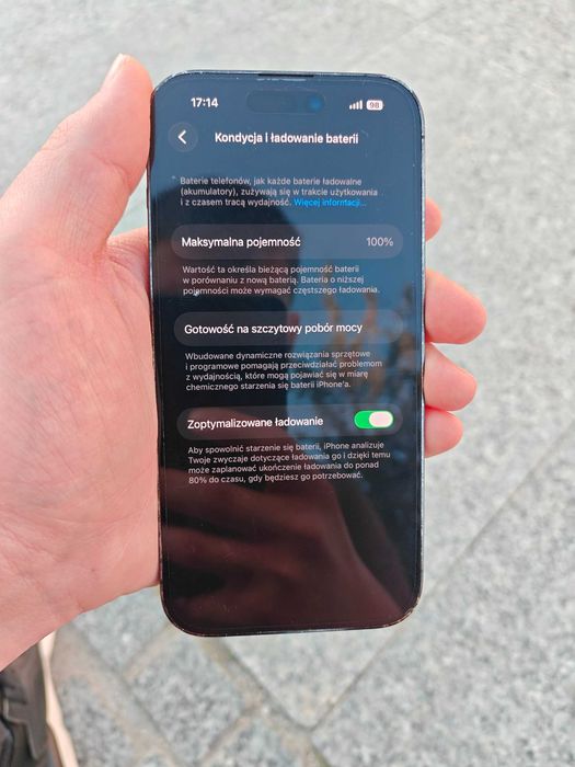 iPhone 14 pro, 256GB, 100% bateria