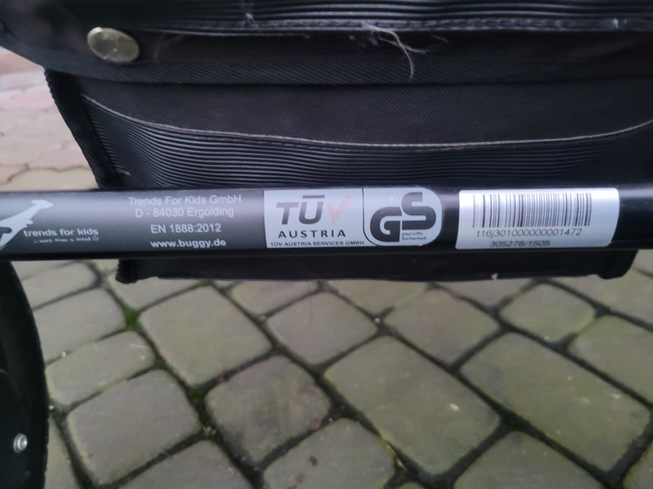 Spacerówka, wózek biegowy, trzykołowy TFK