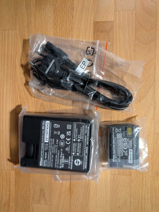 Nikon en-el15c bateria oryginalna + ładowarka nikon, nowe nieużywane