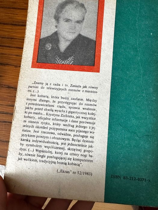 Krystyna Zielińska karnet nie z balu