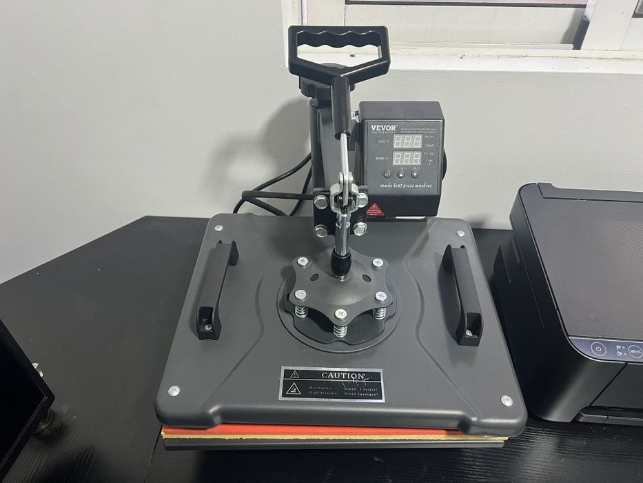 Prensa Térmica VEVOR Multifunción Profesional 8 en 1- ¡Como Nueva!