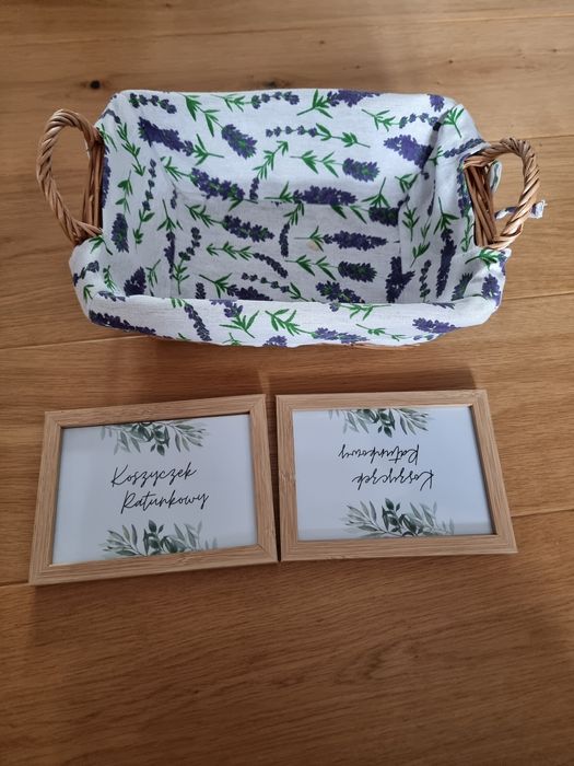 2 ramki koszyczek ratunkowy wesele slub