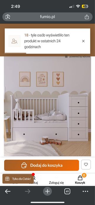 Lozeczko dla dziekcka