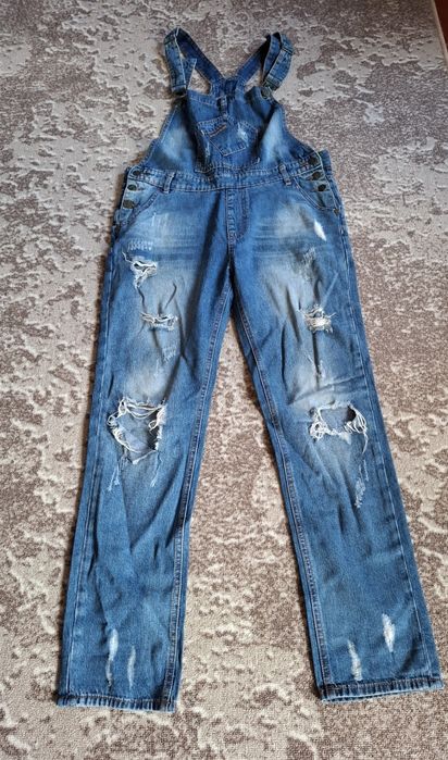 Джинсовый комбинезон женский