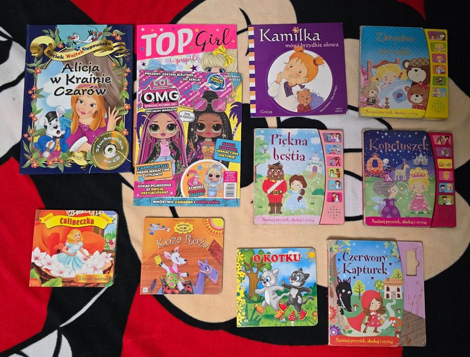 Worek zabawek dla dziewczynki