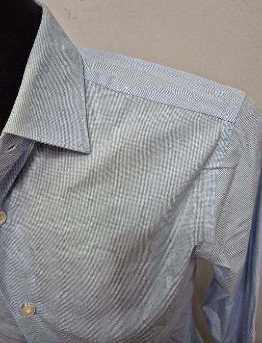 ZEGNA roz. S stretch koszula premium bawełna super stan extralekka
