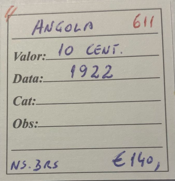 Moeda ANGOLA 10 Centavos 1922