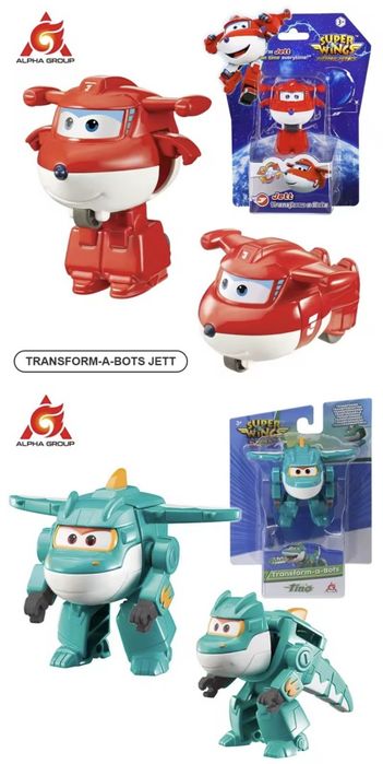 Серія міні Super Wings Супер крила Супер Крылья літак робот