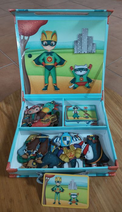 Jogo magnético Heróis do mundo EUREKAKIDS