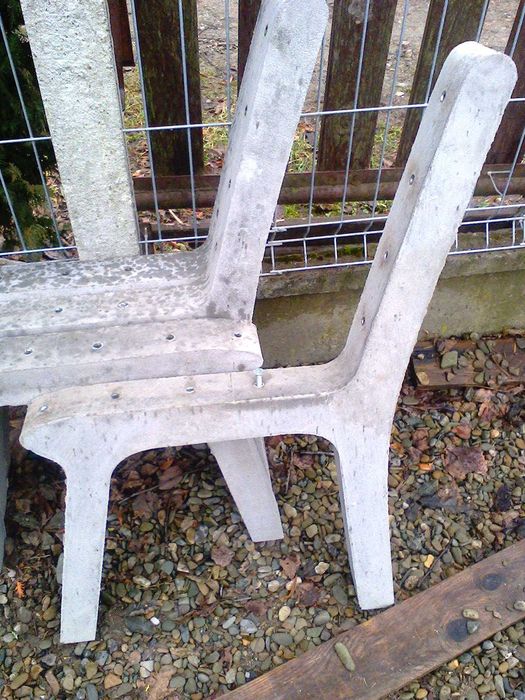 Stalowa forma do betonu produkcja ławek ogrodowych