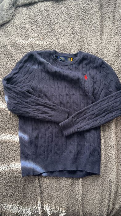 Sweter ralph lauren M granatowy