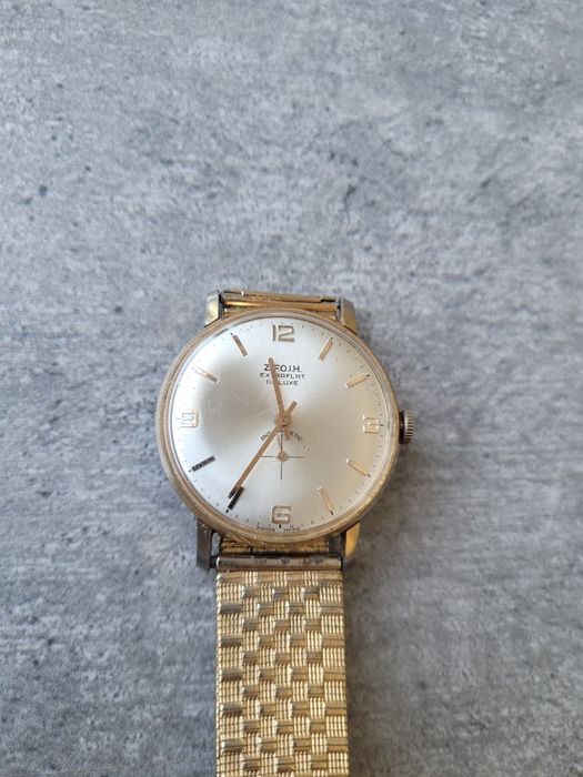 Z.F.O.I.H. extraflat de luxe Szwajcarski zegarek mechaniczny męski