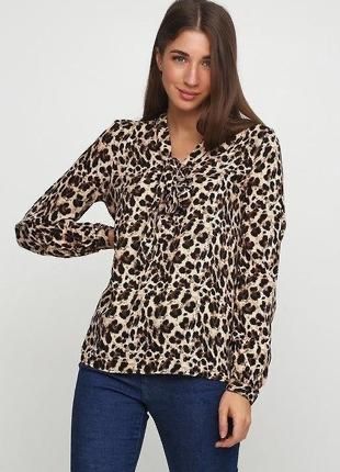 Блуза жіноча Esmara Леопардовий принт Леопардова рубашка блуза М р