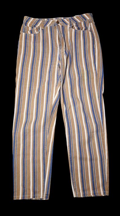 Jeansy w paski CROPP r. 40