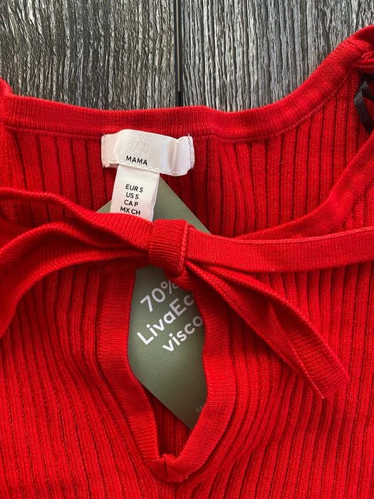 H&M Жіночий трикотажний светр із зав'язкою спереду для вагітних S