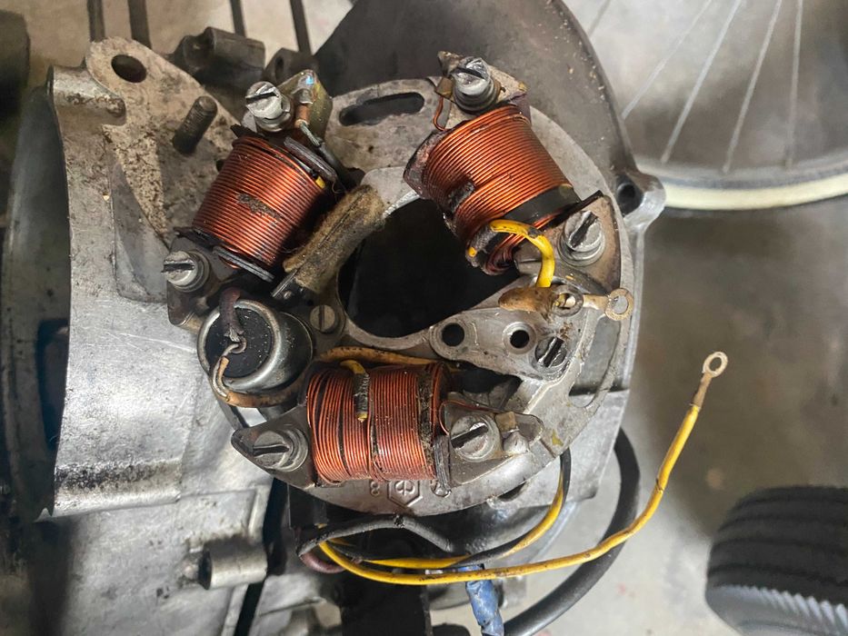 Motor vespa Sprint 125 desmontado