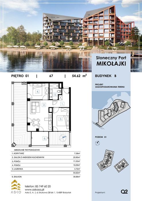 3-pokojowe mieszkanie 53m2 Bez Pośredników