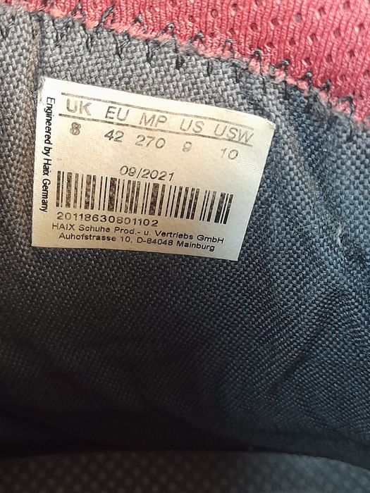 Рабочие ботинки Haix Германия  42 размер