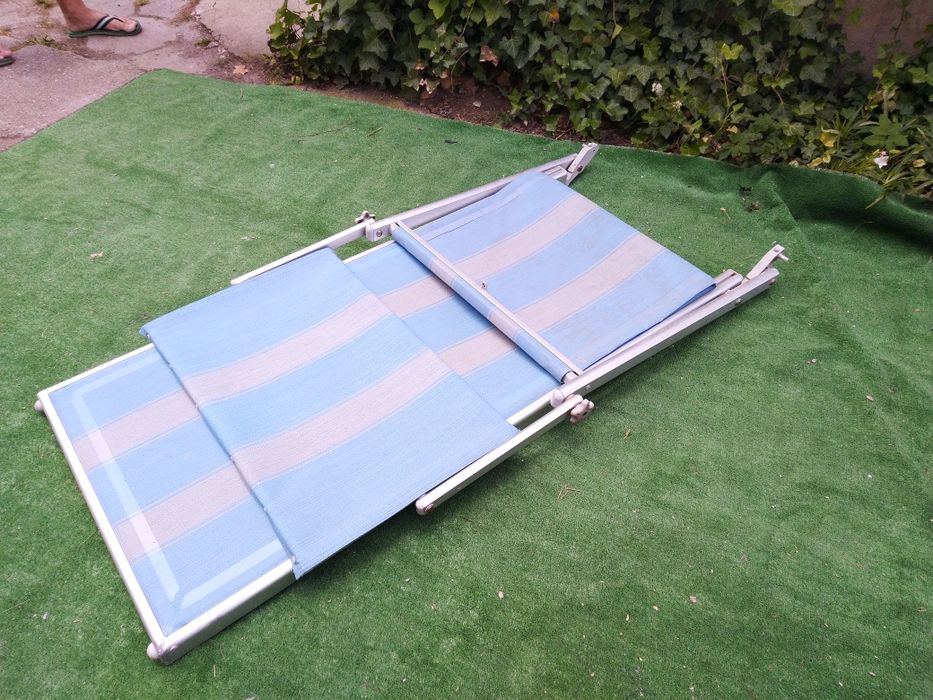 Leżak plastikowy fotel