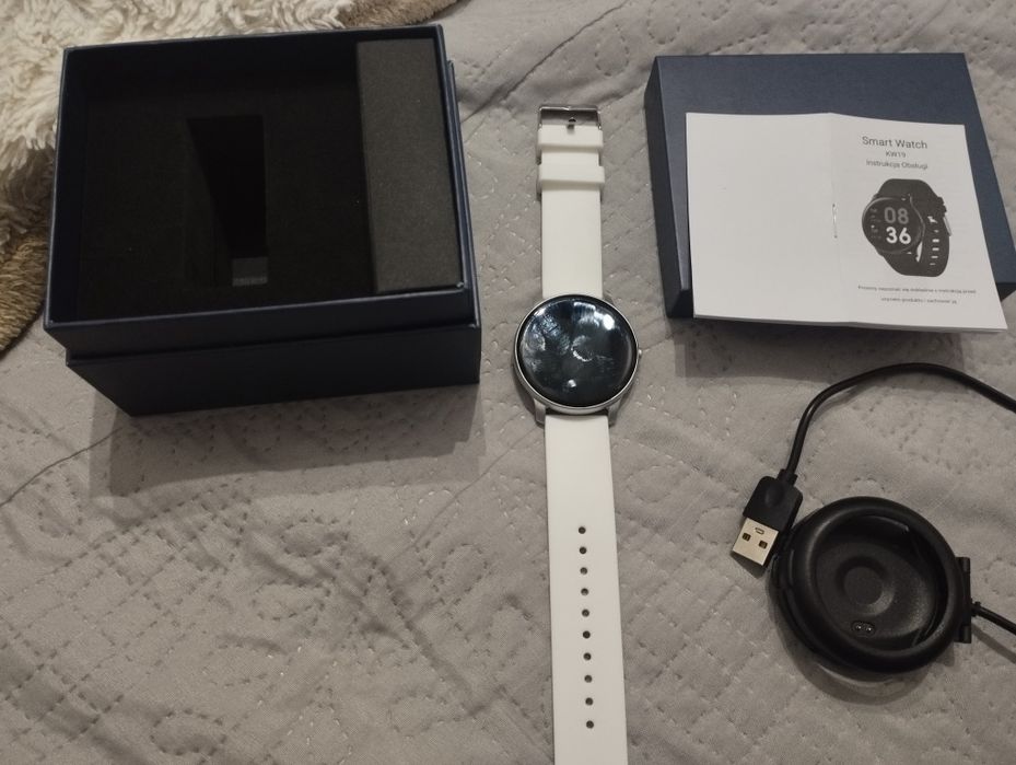 Smart watch kw19 z ładowarka.
