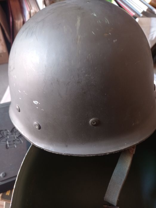 Capacete americano usado no vietnam