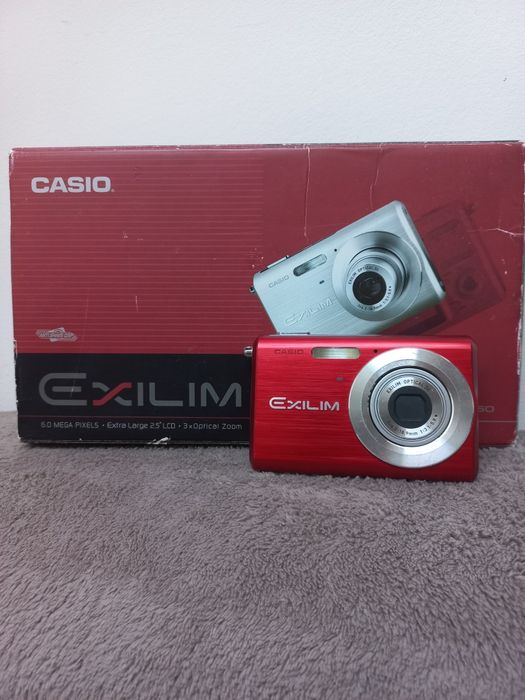 Casio Exilin EX-Z60 ładowarka, kable, original pudełko.