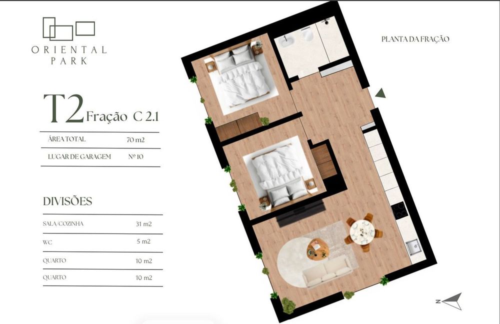 Apartamento T2 Venda em Campanhã,Porto
