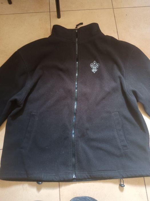 czarny polar harcerski L