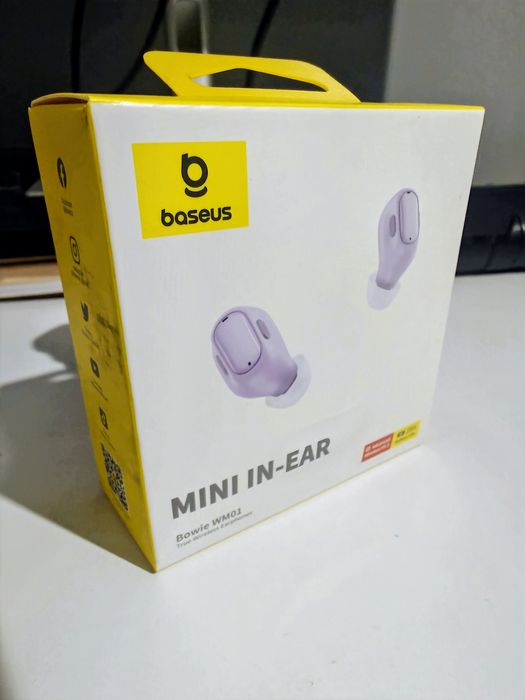 Słuchawki bezprzewodowe Baseus WM01 Dokanałowe Bluetooth 5.0