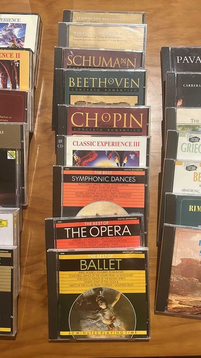 CDs DIVERSOS DA MUSICA CLÁSSICA 28 CDS