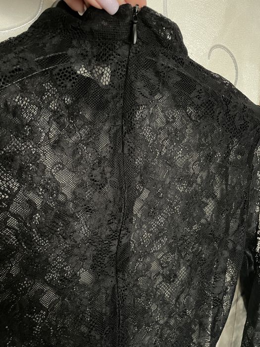 Бодістокінг гіпюровий комбінезон хай хілс Shein р. XS