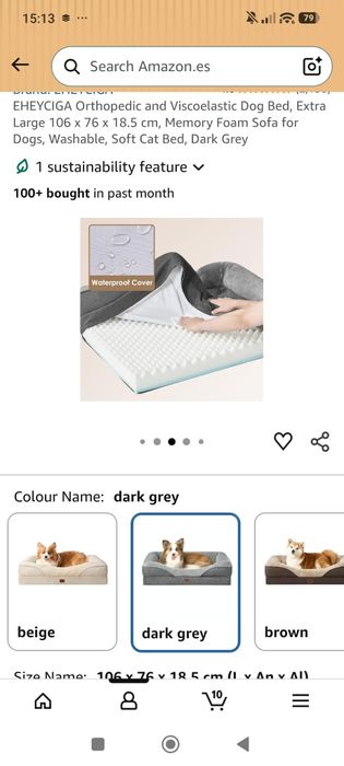 Cama para cão nova