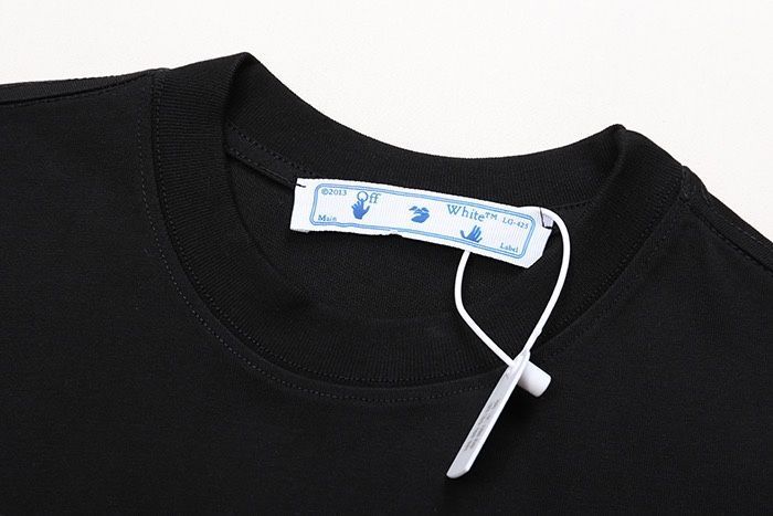 Футболка унисекс OFF-white мужская оверсайз, оригинал , черная