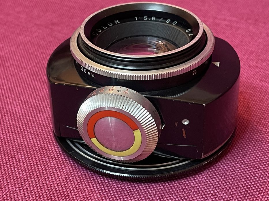 Объектив JANPOL COLOR wzfo  1:5,6/80 со светофильтрами. made in Poland