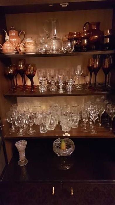 PRL-Szkło kolorowe, porcelana, kamionka…