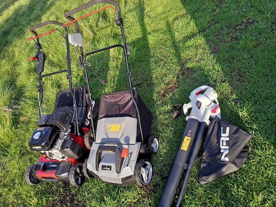 Wynajem: wertykulator, świder spal., dmuchawa, nożycei, kosa, agregat