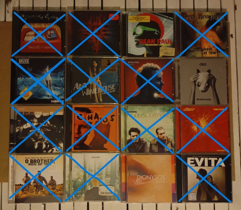 72 CD de Pop / Rock / Eletronic / Soundtracks (desde 3€)