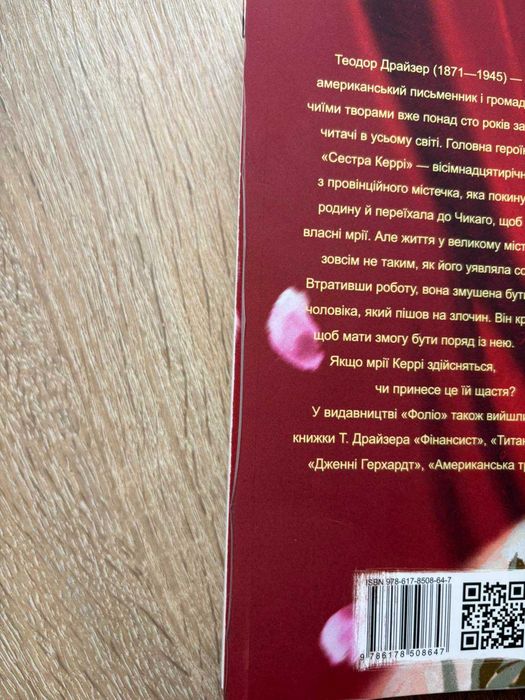 Книга Сестра Керрі Теодор Драйзер