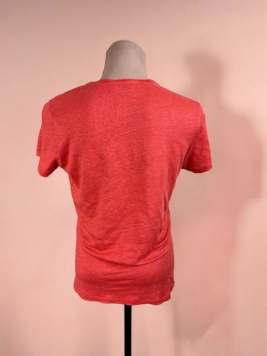 Closed roz. M damski lniany t-shirt