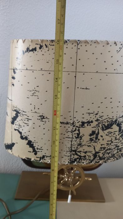 Candeeiro apoio Náutico em latão