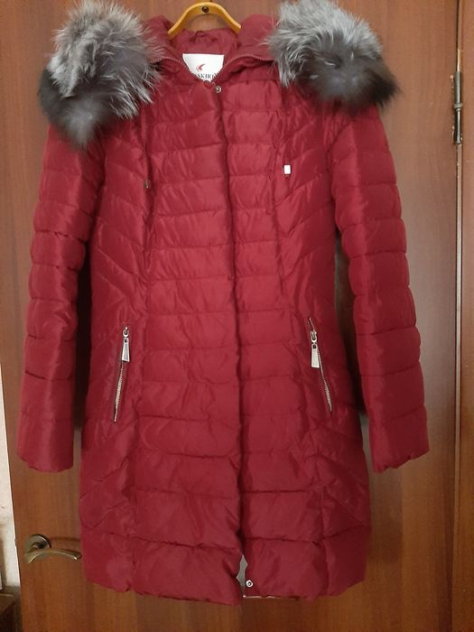 Зимний пуховик с чернобуркой Lusskiri. Размер 42-44