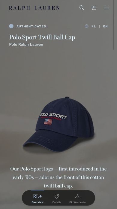 Czapka z daszkiem Ralph Lauren
