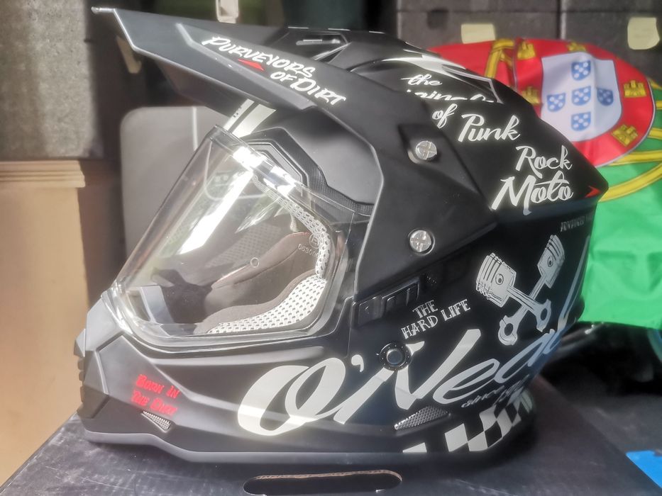 Capacete O'Neal Sierra tam. S para  Enduro, Motocross, Trailer como novo caixa e saco