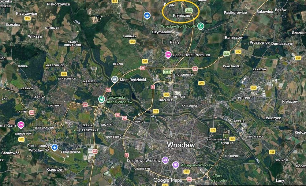 Działka budowlana Kryniczno 1001 m² (214/4) - Widok 3