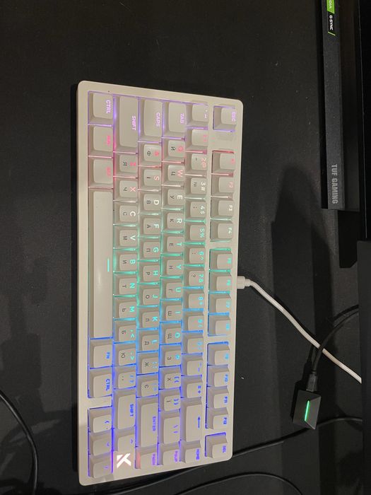 Клавіатура MCHOSE RGB Magnetic Switch Snow White