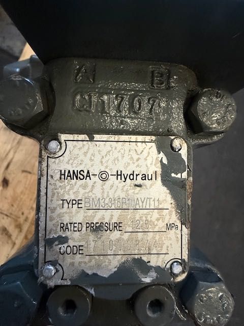 silnik hydrauliczny hansa bm 3-315 do chwytaka