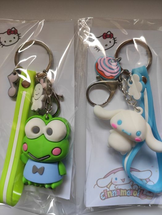 Porta chaves Hello Kitty Melody Cinnamoroll Keroppi