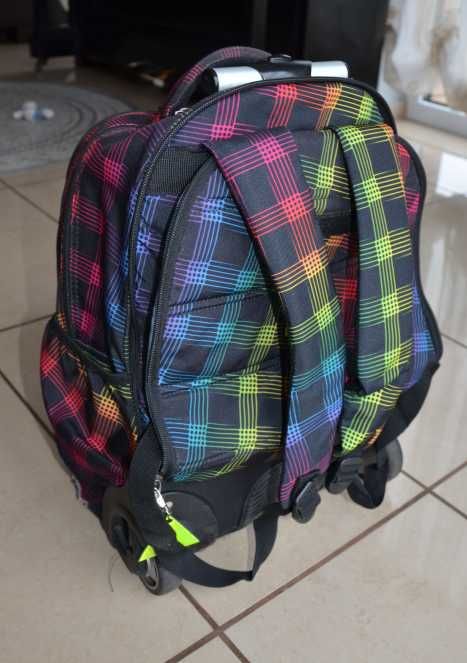 Plecak szkolny ST. RIGHT na kółkach