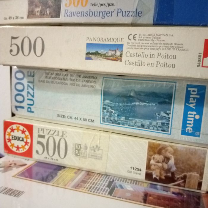 Puzzles vários tamanhos64861262203267124